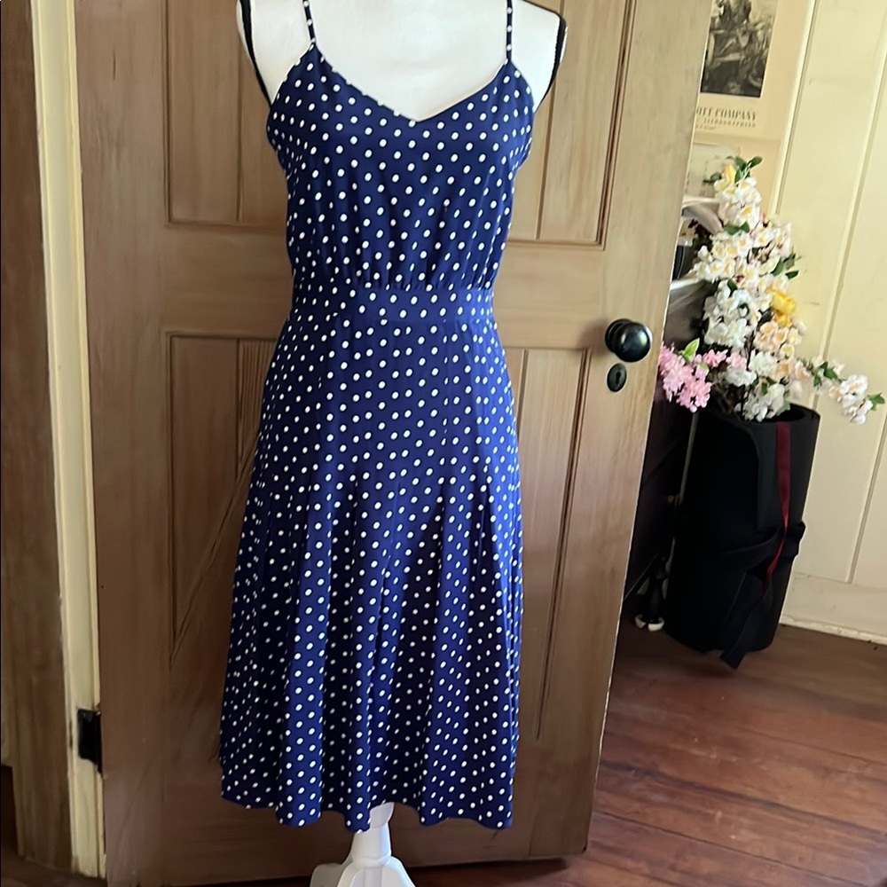Polka Dot Spaghetti Strap Dress